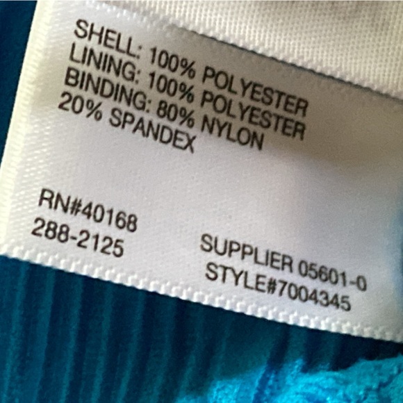 NEW ST JOHNS BAY 3TIER RUFFLE TANKINI TOP SIZE 14 - Picture 7 of 7